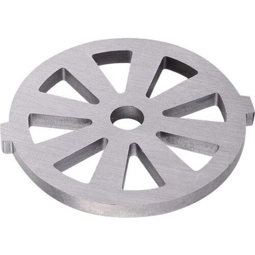 Meat Grinder Cutting Stainless Steel Cutterhead Plate Disc Knife 7Mm Hole Guaranteed Plate Disc Machinery Parts ,Silver