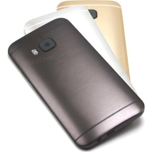 New Metal Rear Housing Door For HTC One M9 Back Battery Cover Case with Volume + Power Button + Camera Lens Assembly