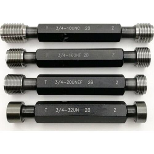 2 1/2-12UN-2В, 9/16-18UNF, 11/16-16UN, 13/16-16UN, 3/4-16UNF, 7/8-14UNF, М26х1.5-7Н 2B thread plug gauge GO NOGO