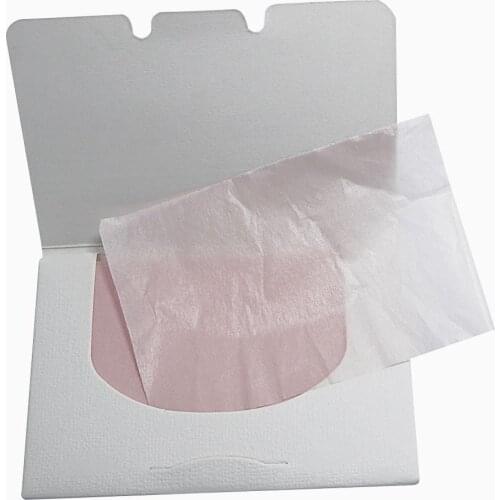 100Sheets Oil Absorbing Paper Make Up Remover Tool Blotting Facial Cleaning Plant Fibres Breathable Blotting Handkerchief
