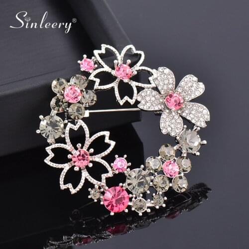 SINLEERY Wedding Brooches For Clothes