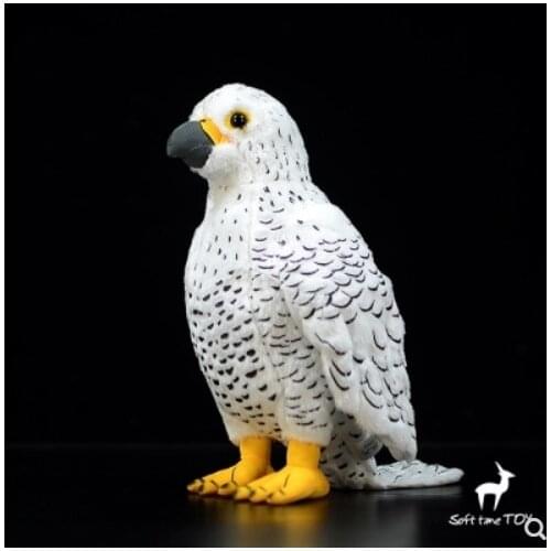 The super falcons plush toys of spear gyrfalcon dolls cute simulation model of middle green doll plush toys gifts