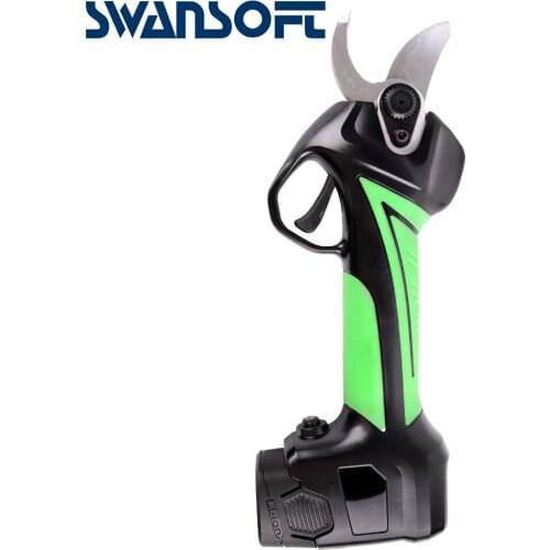 SWANSOFT Electric pruning shears professional pruning scissors electric garden tools charging Electric battery scissors Garden