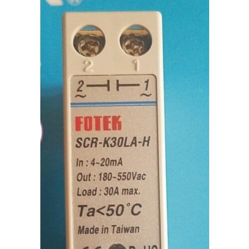 Taiwan new original FOTEK European standard single-phase solid state relay SCR-K30LA-H