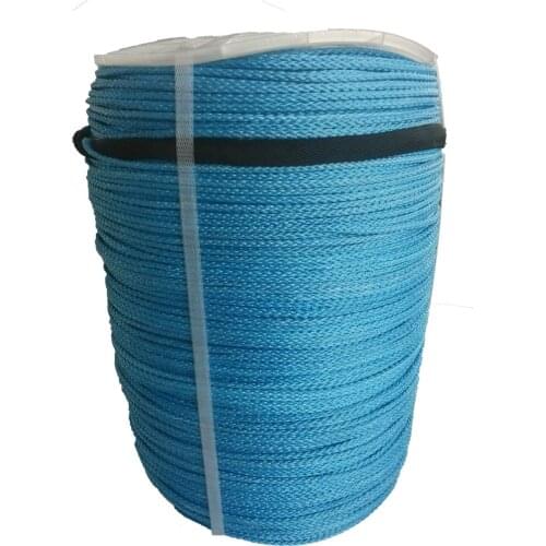 6mm x 400meters 12 strand UHMWPE rope synthetic winch line free shipping