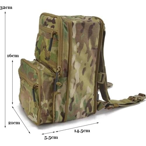 Delustering TwinFalcons 8L Hydration Pack Expandable Backpack Molle Bug Out Bag Outdoor Army Rucksack Hike Camp TW-HP005