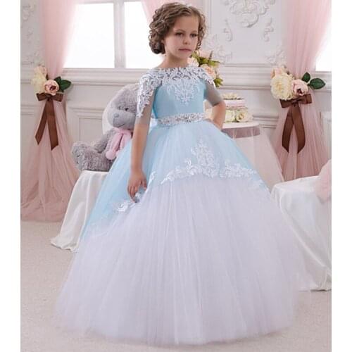 Vestidos De Primera Comunion 2019 Flower Girl Dress Ball Gowns For Girls Custom Made Flower Girls Dresses For Party And Wedding