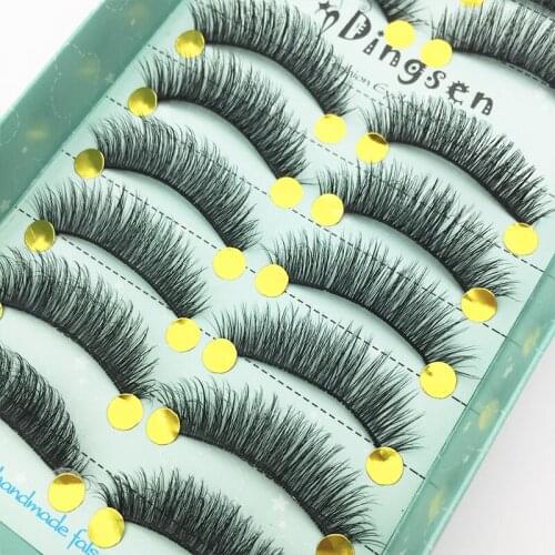 10/5/2 Mink eyelashes natural 3D eyelashes false eyelashes wholesale eyelash extension eye makeup tool