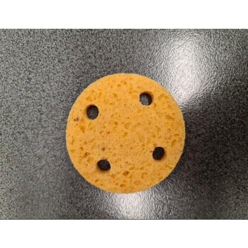 1000pcs circular Sponges 6.5 cm silicone diaphragm medical Import sponge electrode pads parts for Tens Vacuum Electrode Module