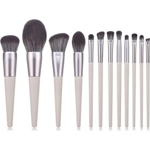 12PCS Makeup Brushes set Elegant Wooden Multifunctional Brushes Cosmetic Micro Tools make up brushes kit