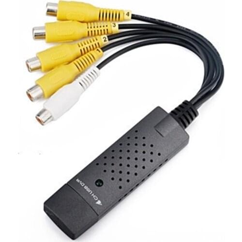 4 Channels USB DVR Video Capture,usb Video Capture Adapter for Changing Video To Display on PC DVR Card