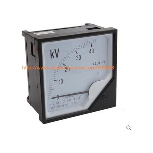 42L6 Voltage Current Power Meter 6KV 10KV 42L6-KV Panel Meter Size 120*120mm Mounting Hole 112*112mm
