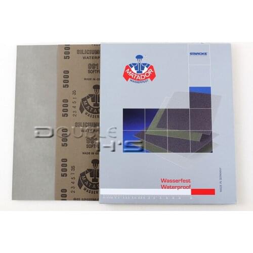 50 sheets/lot Wet and Dry Sandpaper 5000 grit STARCKE Abrasive Waterproof Paper