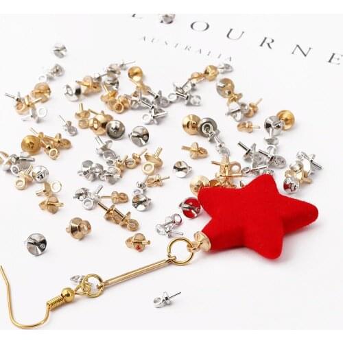50pcs/lot DIY Fashion Jewelry Accessory Hanging Cap Claw Nails Alloy Material Rhodium Plating Pendant Making Department