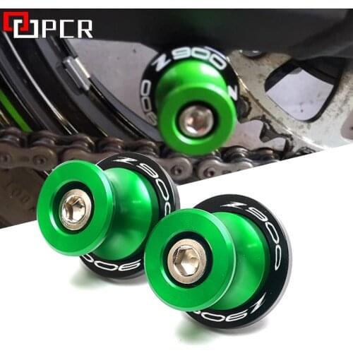 For Kawasaki Z900 Z 900 2017 2018 2019 2020 M8 Motorcycle CNC Frame Stands Screws sliders Swingarm Spools Slider Modified