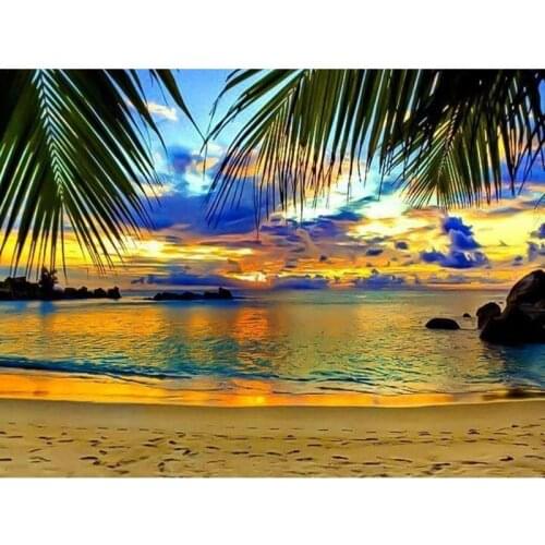 Full Square/Round Drill 5D DIY Diamond Painting Colored sky Embroidery Cross Stitch 3D Home Decor