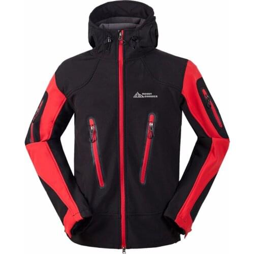 Free Shipping. Men Outdoor Camping Mountaineering Sports Ski-wear, Composite Pile soft Shell. Outing, Skating, Climbing