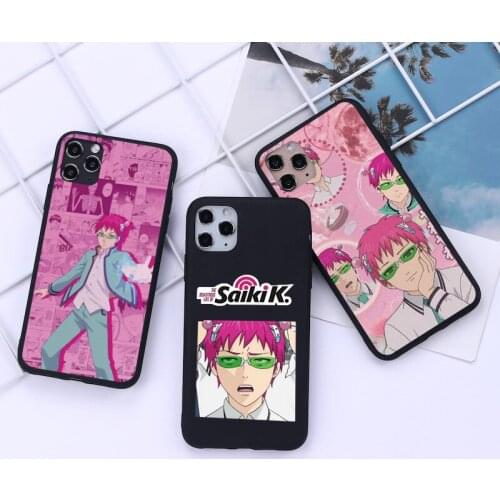 Anime Saiki Kusuo Coque For Xiaomi Poco M3 F3 X3 NFC Mi 10T 11 CC9E Redmi Note 8 8T 9 9S 9T 10 Lite 7 6 5 Pro Max Soft TPU Cases
