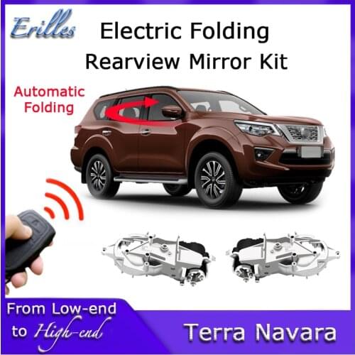 For Nissan Terra Navara 2018~2021 Automatic Car Electric Rearview Mirror Folding System Side Mirrors Folded Motor Kit Modules