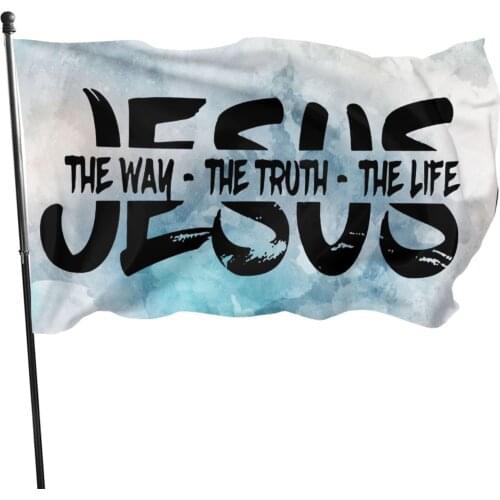 Jesus Christ Religion Faith Face Flag3ft*5ft (90*150cm) Size Decorations for Home Custom flags