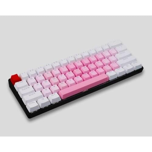 Rainbow Blue Demon RGB PBT 35 Keys OEM Double Shot Backlit Keycaps for Cherry Mechanical Keyboard GH60 POKER 61
