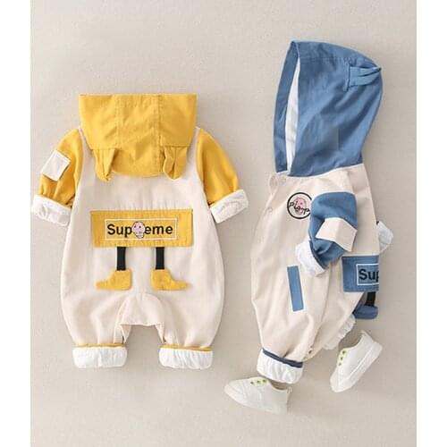 Baby Onesies Autumn Cute Baby Clothes 0-1 Year Old Newborn Cotton Romper Baby Boy Winter Clothes