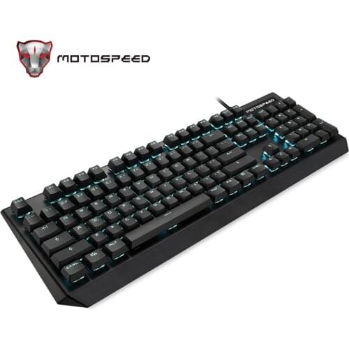 Motospeed CK95 Mechanical Keyboard 104 Keys Blue / Red Switch Backlit USB Wired Gaming Keyboard For PC Desktop Laptop Computer