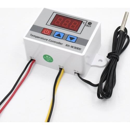 XH-W3000 Miniature Digital Thermostat High Precision Temperature Control Switch Accuracy 0.1