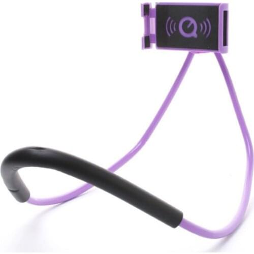 Mobile Phone Holder Hanging Neck Lazy Necklace Bracket Bed 360 Degree Phones Holder Stand