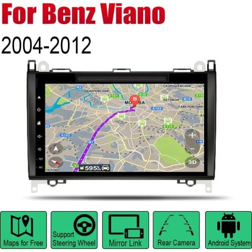 Android Multimedia Player For Mercedes Benz Viano 2004~2012 NTG Car GPS Navigation DVD Radio Stereo Screen Automobile