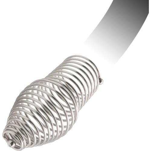 Stainless steel metal spring strong erection penis lock bondage cock Ring ball stretcher male delay ejaculation BDSM Sex Toy man