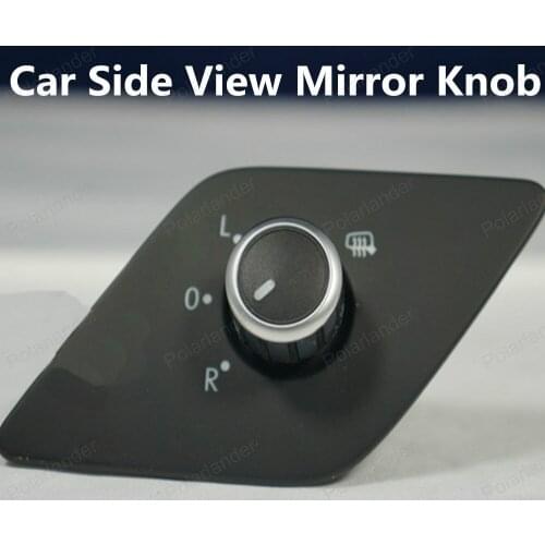 Polarlander Free Shipping 16D959565B/C for New S/agitar Rear View Mirror Adjustment Switch Car Side View Mirror Knob Chrome