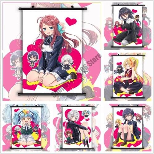 Full Round/square Diamond Painting Zombieland Saga Sakura Anime Diamond Embroidery Home Decoration Mosaic Cross Stitch Kits