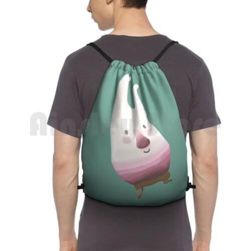 Just Neep! Backpack Drawstring Bag Riding Climbing Gym Bag Adventures Abney Teal Neep Poc Bop Rag Doll Dog Island Turnip