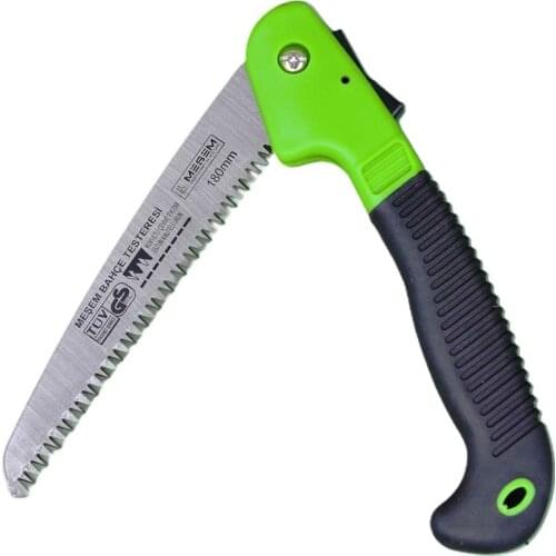 Meşem-516 Folding Garden Pruning Saw, Plastic Handle Metal Body Portable Saw