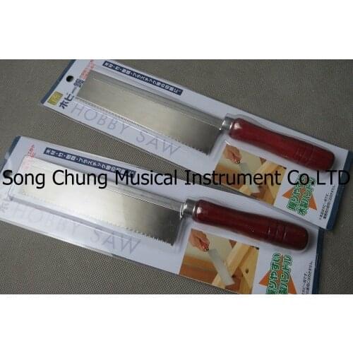2Pcs ultrathin hand saw with wooden handle,1.57" x 0.012" thick and 6.5"long