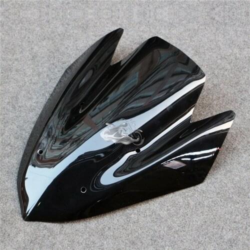 Black Motorcycle Windshield Windscreen For Kawasaki Z1000 2010-2013 2011 2012 New