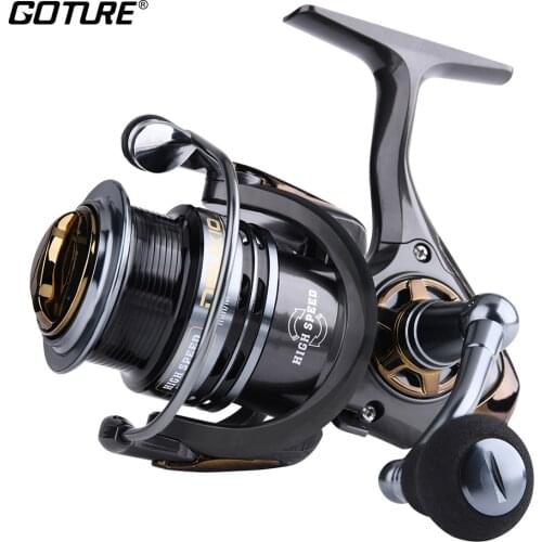 Goture High Speed Metal Fishing Reel Ultral Light Spinning Reel 5+1BB 8kg Max Drag For Freshwater and Saltwater Fishing