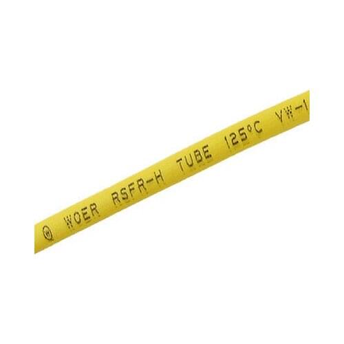 Yellow Polyolefin 1mm Diameter 2:1 Heat Shrinkable Tubing 200M