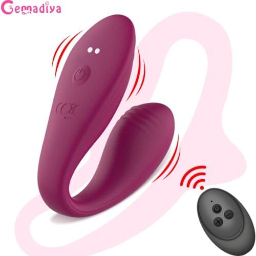 10 Speeds G-Spot Vibrators for Woman Lay on Panties Remote Control Clitoris Powerful Female Vibrator Masturbator Sex Fidget Toys
