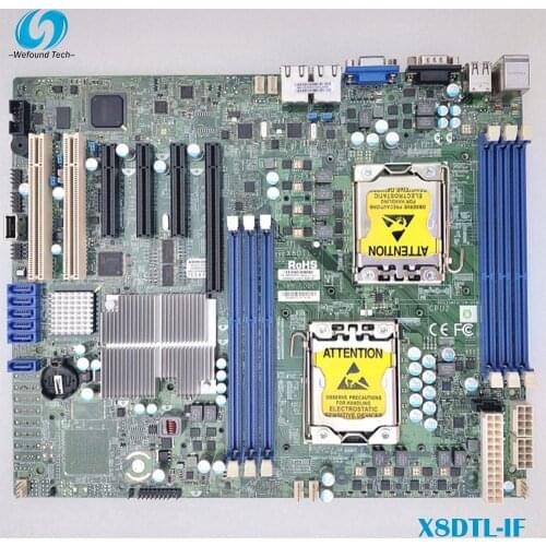 100% Working server Motherboard for X8DTL-IF 1366 X5650 Fully Tested