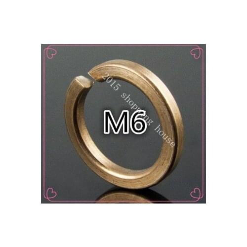 Hardware accessories Hardware store brass spring washer copper spring washer M6