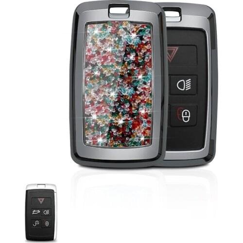 Car Remote Diamond key case key Cover For Land Rover Range Rover Evoque Discovery Sport 5 2018 2019 2020