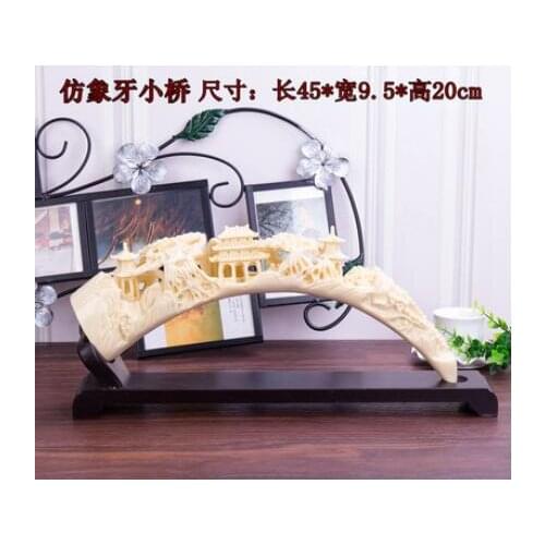 Ivory lives in wine ark adornment bo gu wears antique porch to place article study office Chinese style handicraft articles