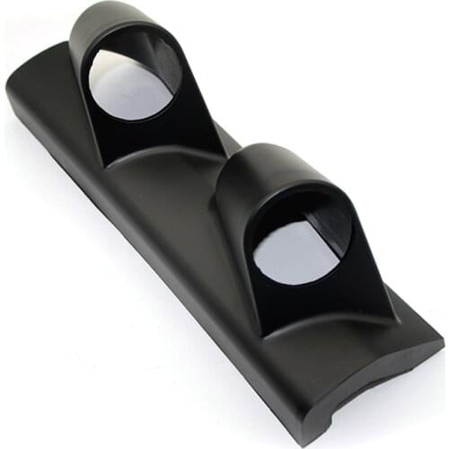 2"52mm 2 Holes Gauge Pod Black Holder Universal For Right Hand Drive Cars