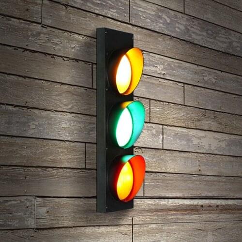 Lamp american style child lamp outdoor traffic light wall lamp