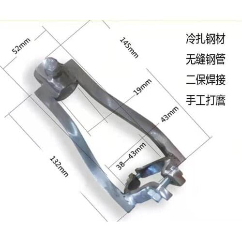 Square hole drill fixed bracket hand electric drill square tenon machine accessories bench drill change hand electric drill