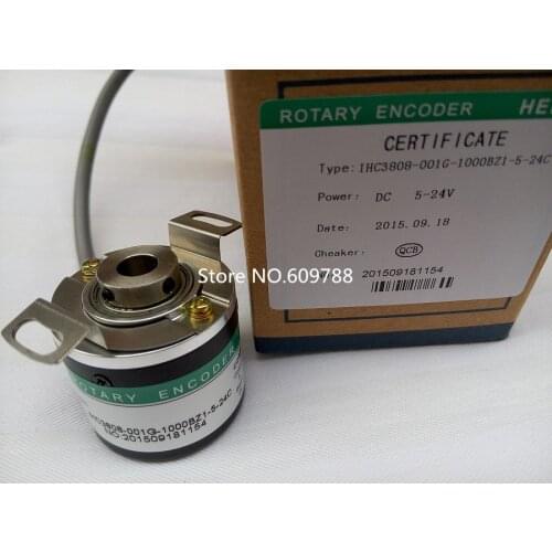Incremental rotary encoder IHC3808-001G-256BZ1-5-24C 256P/R Outter Dia 38mm Hole 8mm NPN