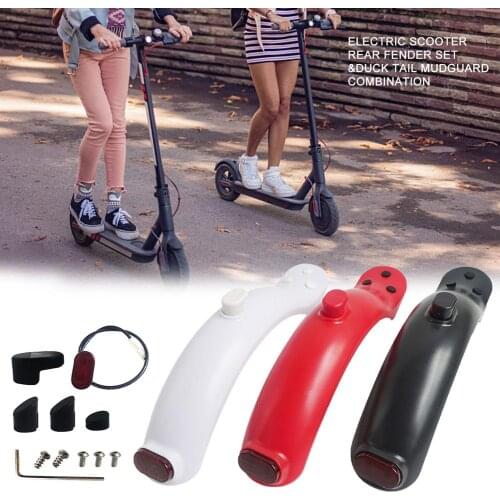 Electric Scooter Mud Fender Kit Durable Anti-Wear Front Rear Mud Fender Guard Mudguard For Xiaomi M365 Pro Scooter Accessories