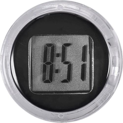 Mini Motorcycle Clock Stick-on Waterproof Electronic Watch Moto Digital Clock With Stopwatch For Moto Decoration Accessories
